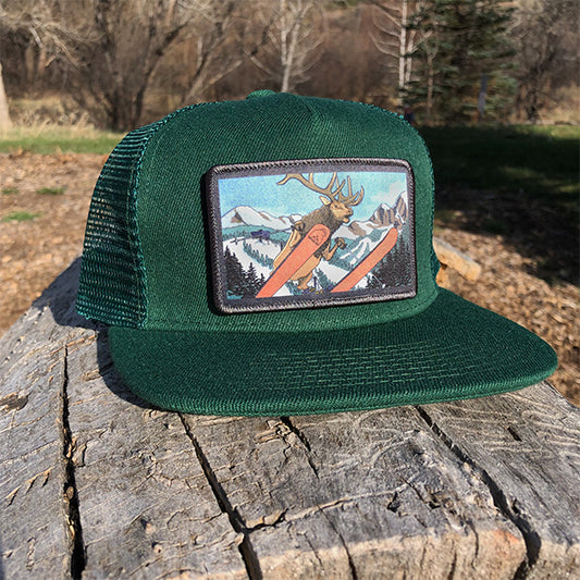 The Skiing Elk | Adult