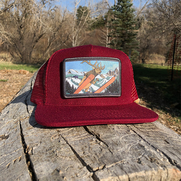 The Skiing Elk | Adult