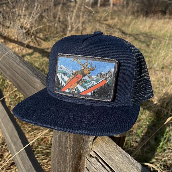 The Skiing Elk | Adult