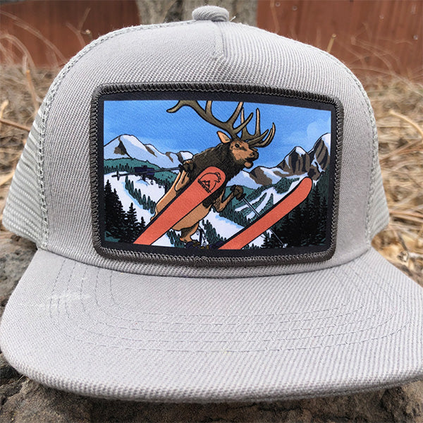 The Skiing Elk | Adult